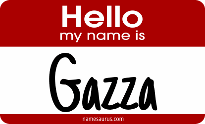 Hello my name is Gazza png download