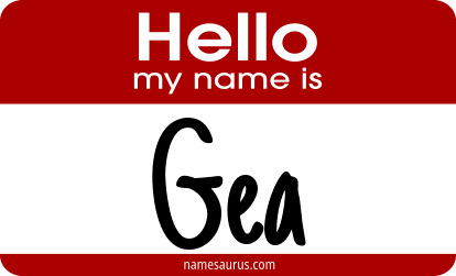 Hello my name is Gea png download