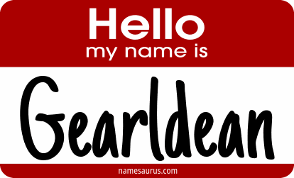 Hello my name is Gearldean png download