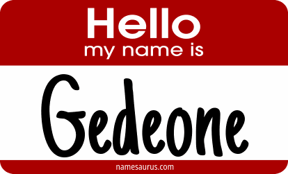 Hello my name is Gedeone png download