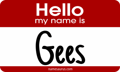 Hello my name is Gees png download