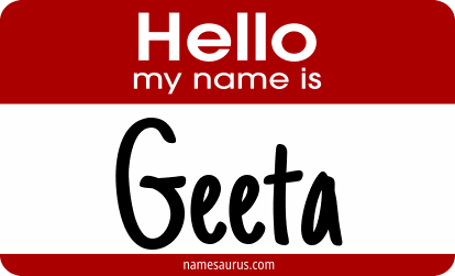 Hello my name is Geeta png download