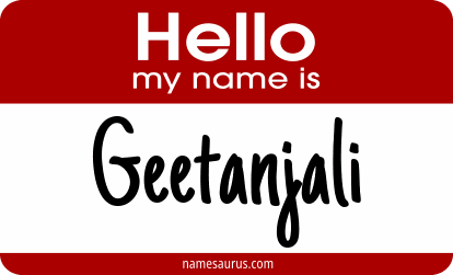 Hello my name is Geetanjali png download