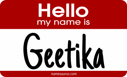 Hello my name is Geetika png download