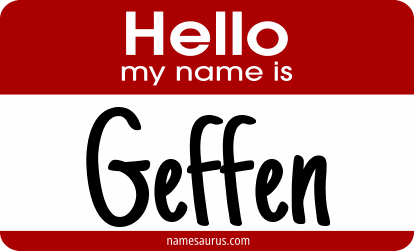 Hello my name is Geffen png download