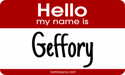 Hello my name is Geffory png download