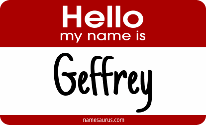 Hello my name is Geffrey png download