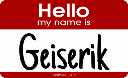 Hello my name is Geiserik png download