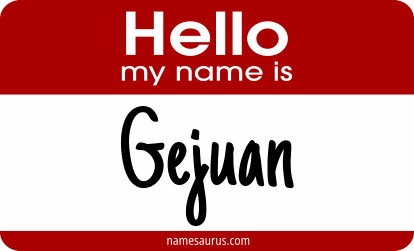 Hello my name is Gejuan png download