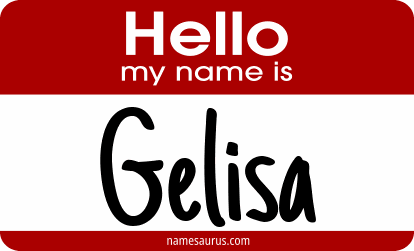 Hello my name is Gelisa png download