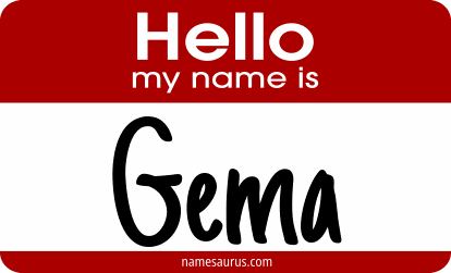 Hello my name is Gema png download