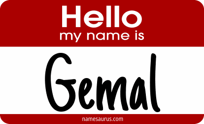 Hello my name is Gemal png download