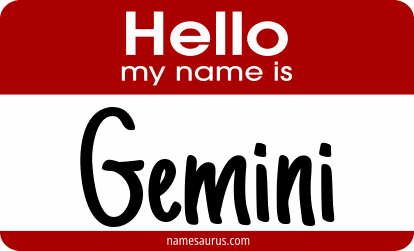 Hello my name is Gemini png download