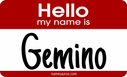 Hello my name is Gemino png download