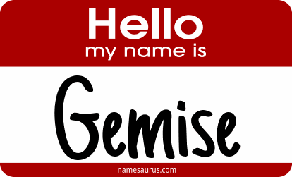 Hello my name is Gemise png download