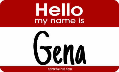 Hello my name is Gena png download