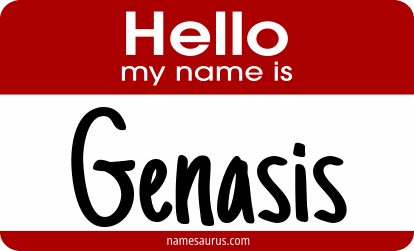 Hello my name is Genasis png download