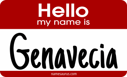 Hello my name is Genavecia png download
