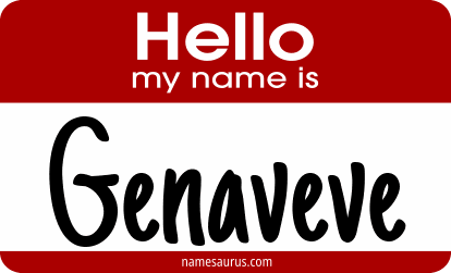 Hello my name is Genaveve png download