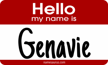 Hello my name is Genavie png download