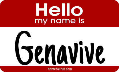 Hello my name is Genavive png download