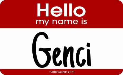 Hello my name is Genci png download