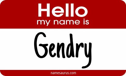 Hello my name is Gendry png download