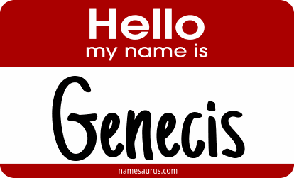 Hello my name is Genecis png download