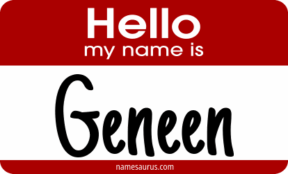 Hello my name is Geneen png download