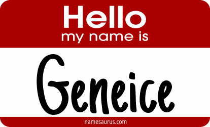 Hello my name is Geneice png download