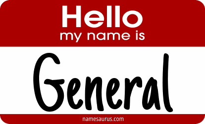 Hello my name is General png download