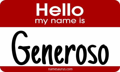Hello my name is Generoso png download