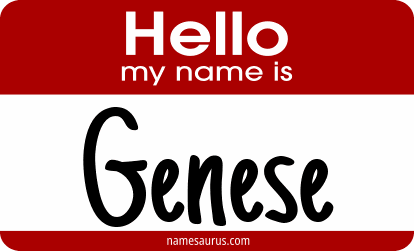 Hello my name is Genese png download