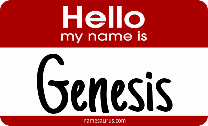 Hello my name is Genesis png download