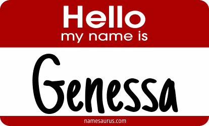Hello my name is Genessa png download