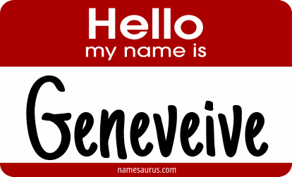 Hello my name is Geneveive png download