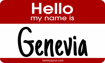 Hello my name is Genevia png download