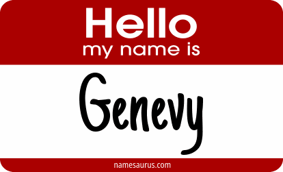 Hello my name is Genevy png download