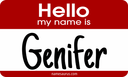 Hello my name is Genifer png download