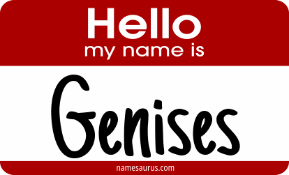Hello my name is Genises png download