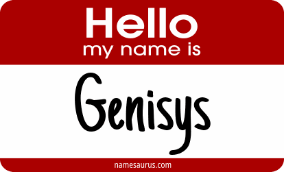 Hello my name is Genisys png download
