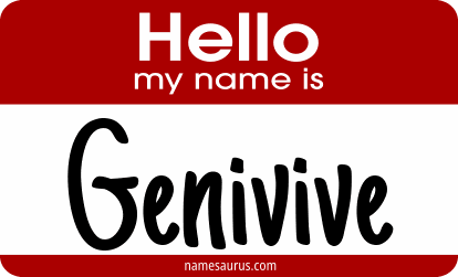 Hello my name is Genivive png download
