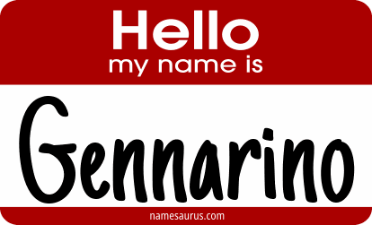 Hello my name is Gennarino png download