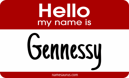 Hello my name is Gennessy png download