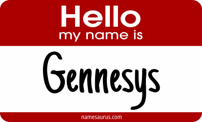 Hello my name is Gennesys png download