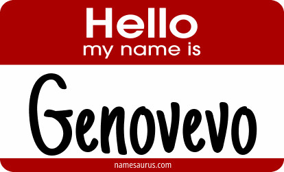 Hello my name is Genovevo png download