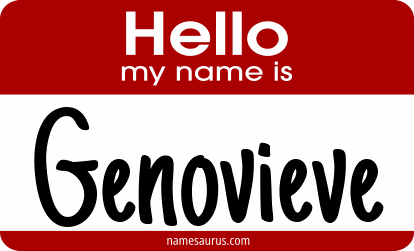 Hello my name is Genovieve png download