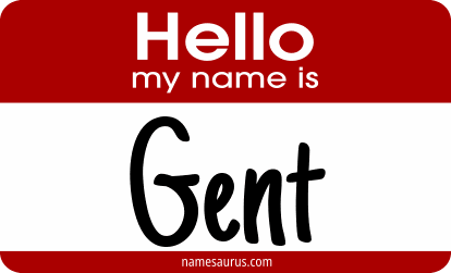 Hello my name is Gent png download