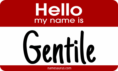 Hello my name is Gentile png download