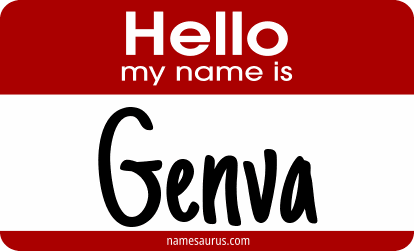 Hello my name is Genva png download